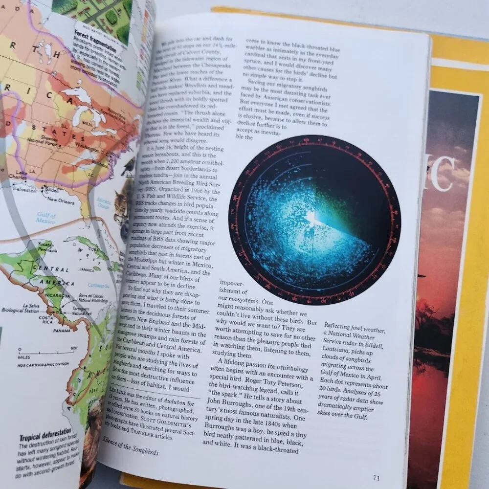 2X Vintage National Geographic Magazine Bundle Set Magazines Random 2 Magazines